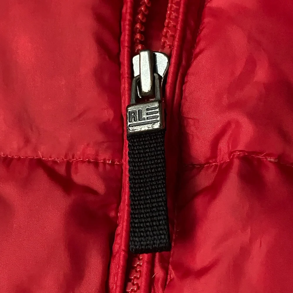 Polo Ralph Lauren Red Puffer Down Jacket ( size S ) - Picture 9 of 11
